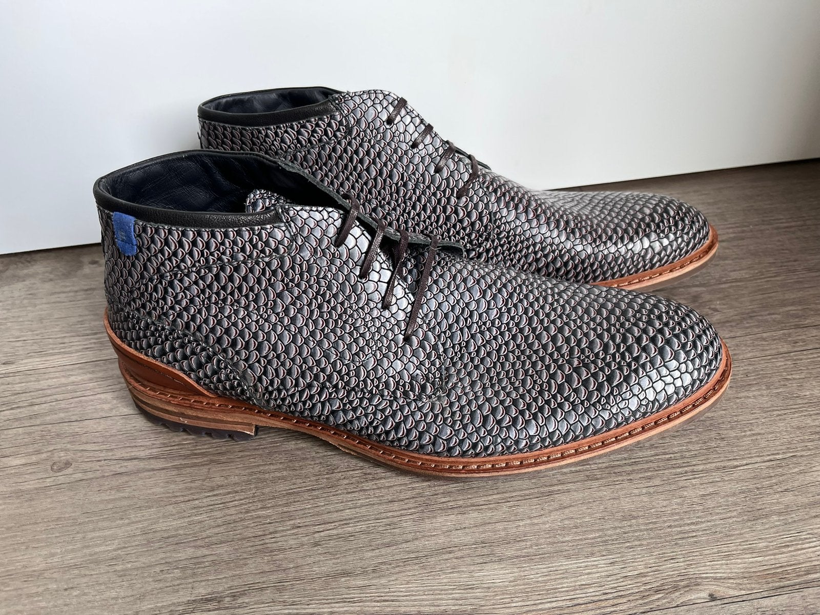 Floris van Bommel herenschoenen maat 9 / 43 H als nieuw, Kleding | Heren, Overige kleuren, Ophalen of Verzenden, Zo goed als nieuw