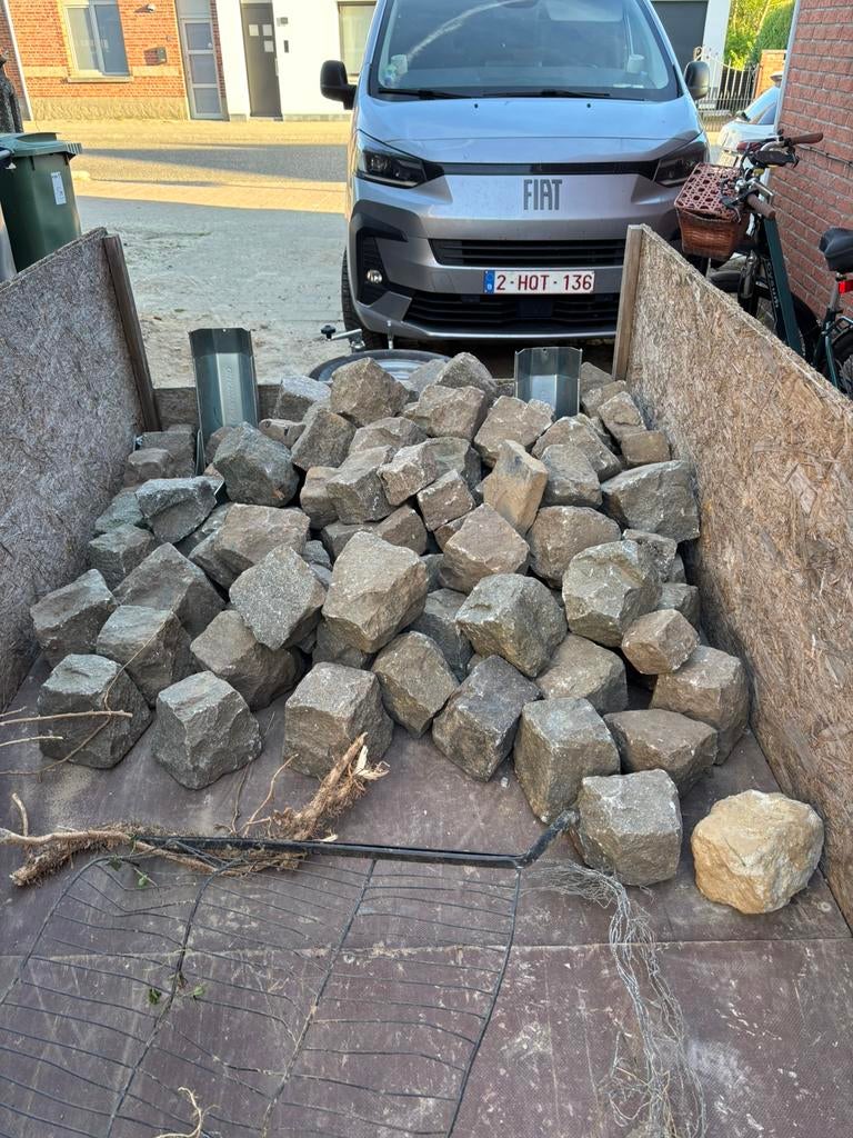 Ca 100 kasseien, Jardin & Terrasse, Pavé & Dalles, Enlèvement, Comme neuf