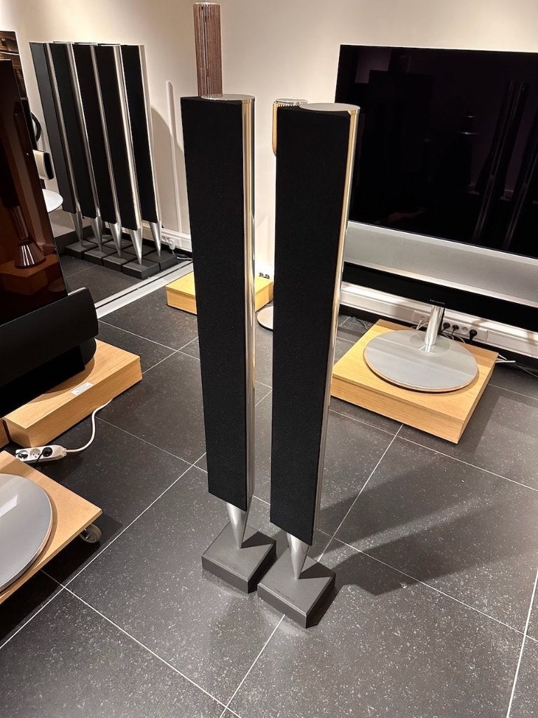 Bang & Olufsen Beolab 8000 MK2 Bass update nieuwe doeken B&O, Compatible son surround/home cinéma, Info@bang-olufsen.dk, Comme neuf