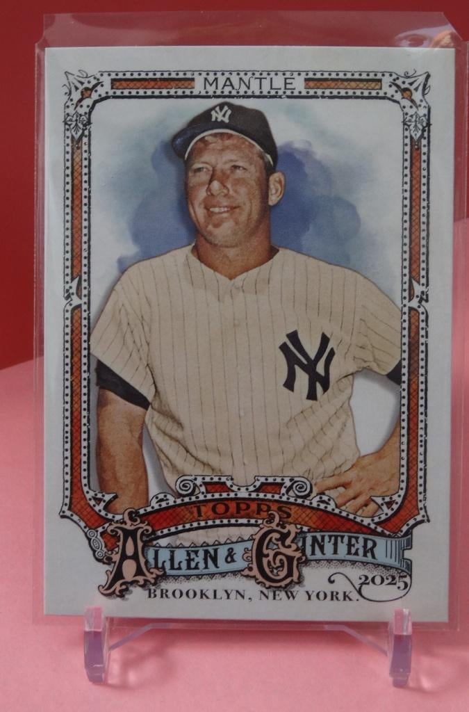 2025 Topps Allen & Ginter MLB Mickey Mantle #19, Verzenden, Nieuw, Plaatje