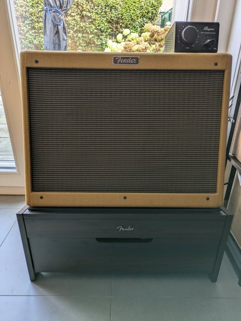 fender blues deluxe reissue met fender meubel en attenuator, Ophalen, Zo goed als nieuw, Gitaar, Minder dan 50 watt