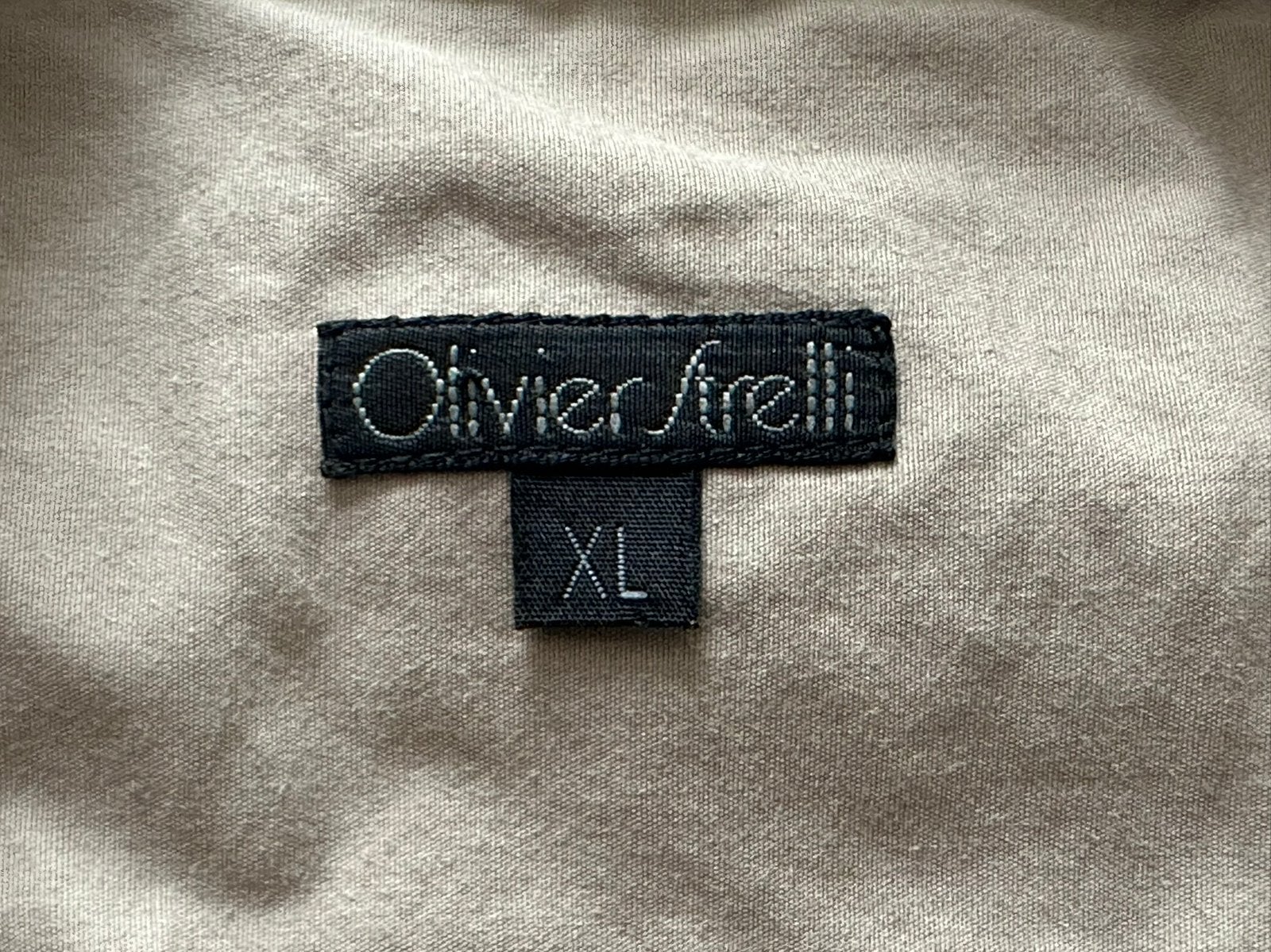 Exclusief zomerhemd Oliver Strelli in perfecte staat, Ophalen of Verzenden, Zo goed als nieuw, Beige, Halswijdte 43/44 (XL)