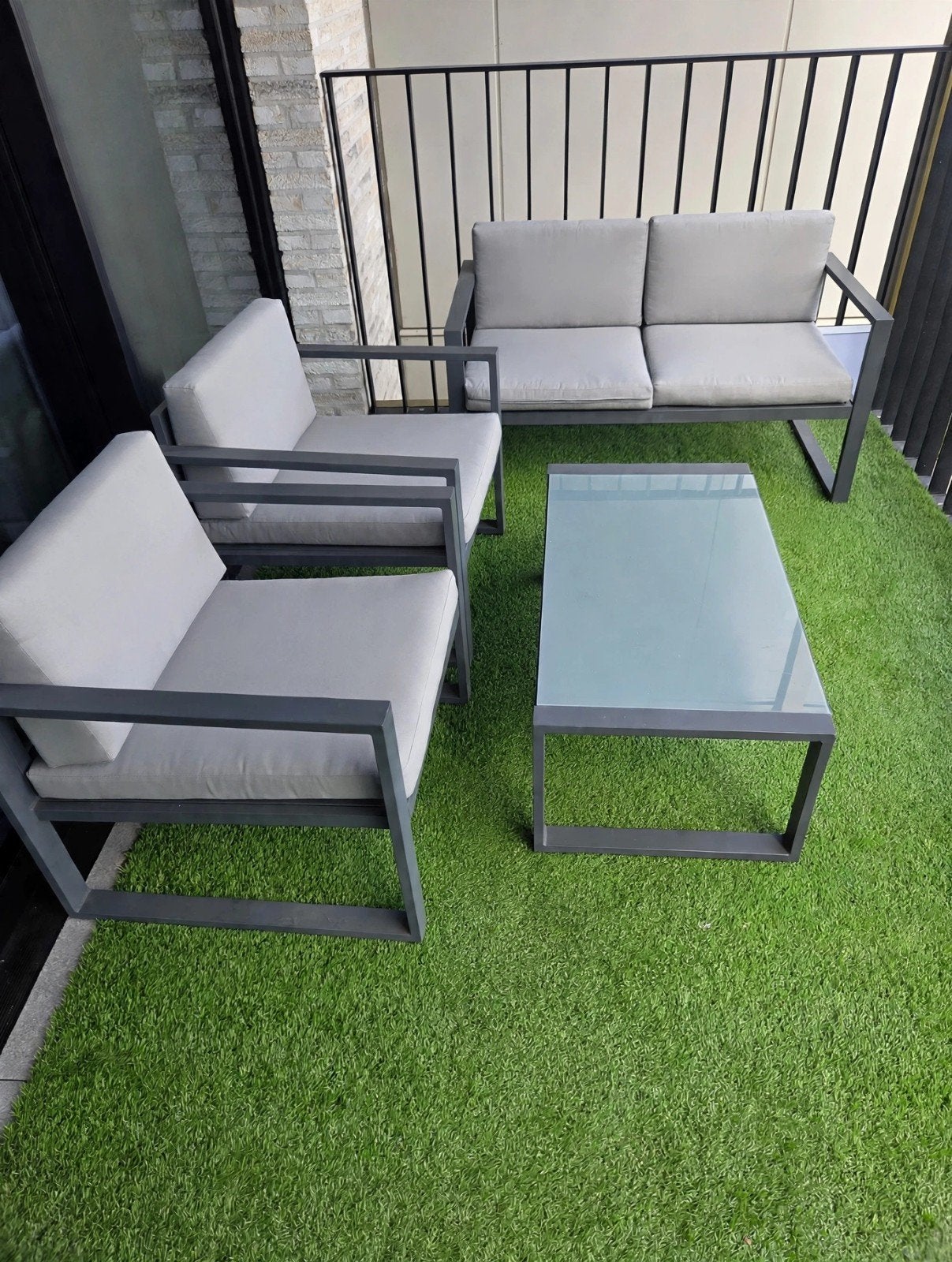 loungeset, Synthétique, Enlèvement, Utilisé, Table d'appoint