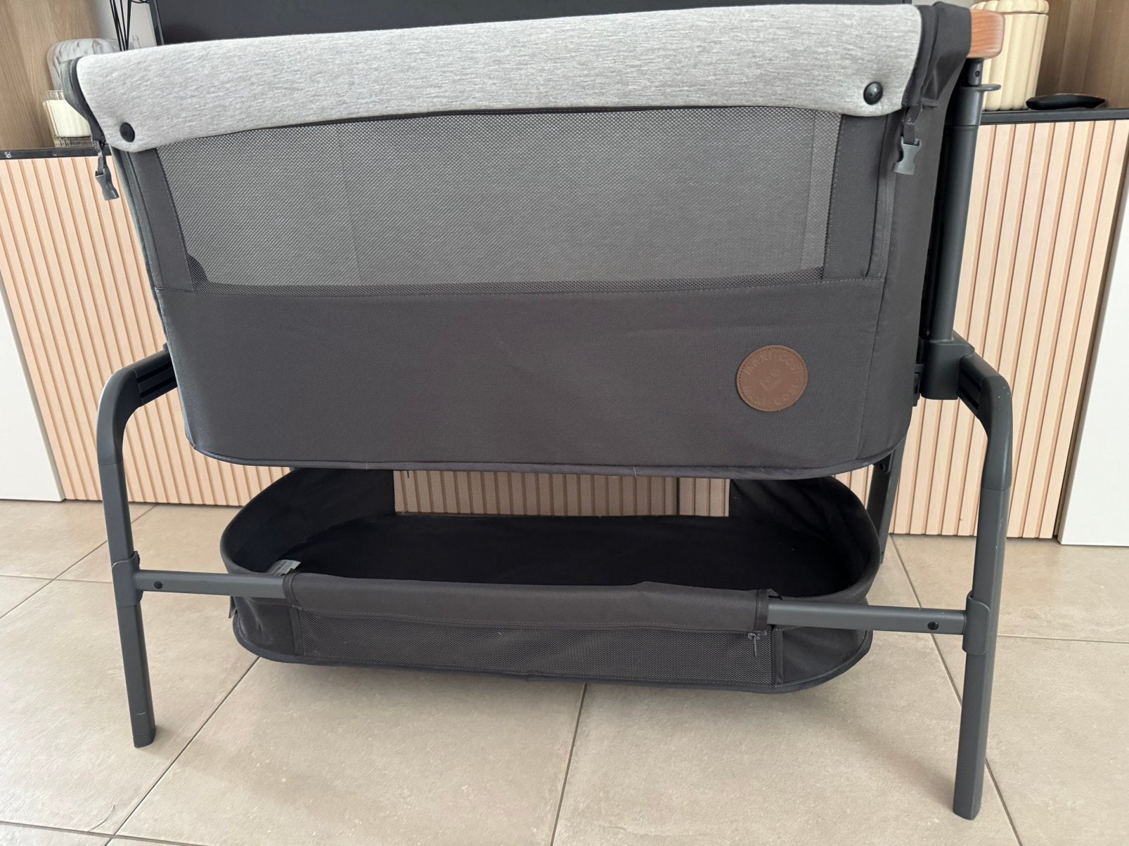 Maxi-Cosi Co-sleeper lora Essential Graphite, Kinderen en Baby's, Ophalen, Zo goed als nieuw