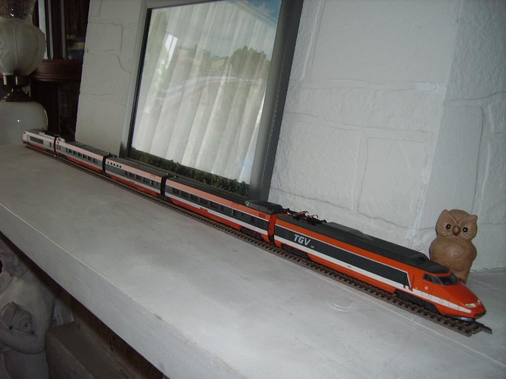 LIMA STARTERSSET MET VIJFDELIGE TGV SET, Gelijkstroom, Ophalen of Verzenden, Analoog, Lima