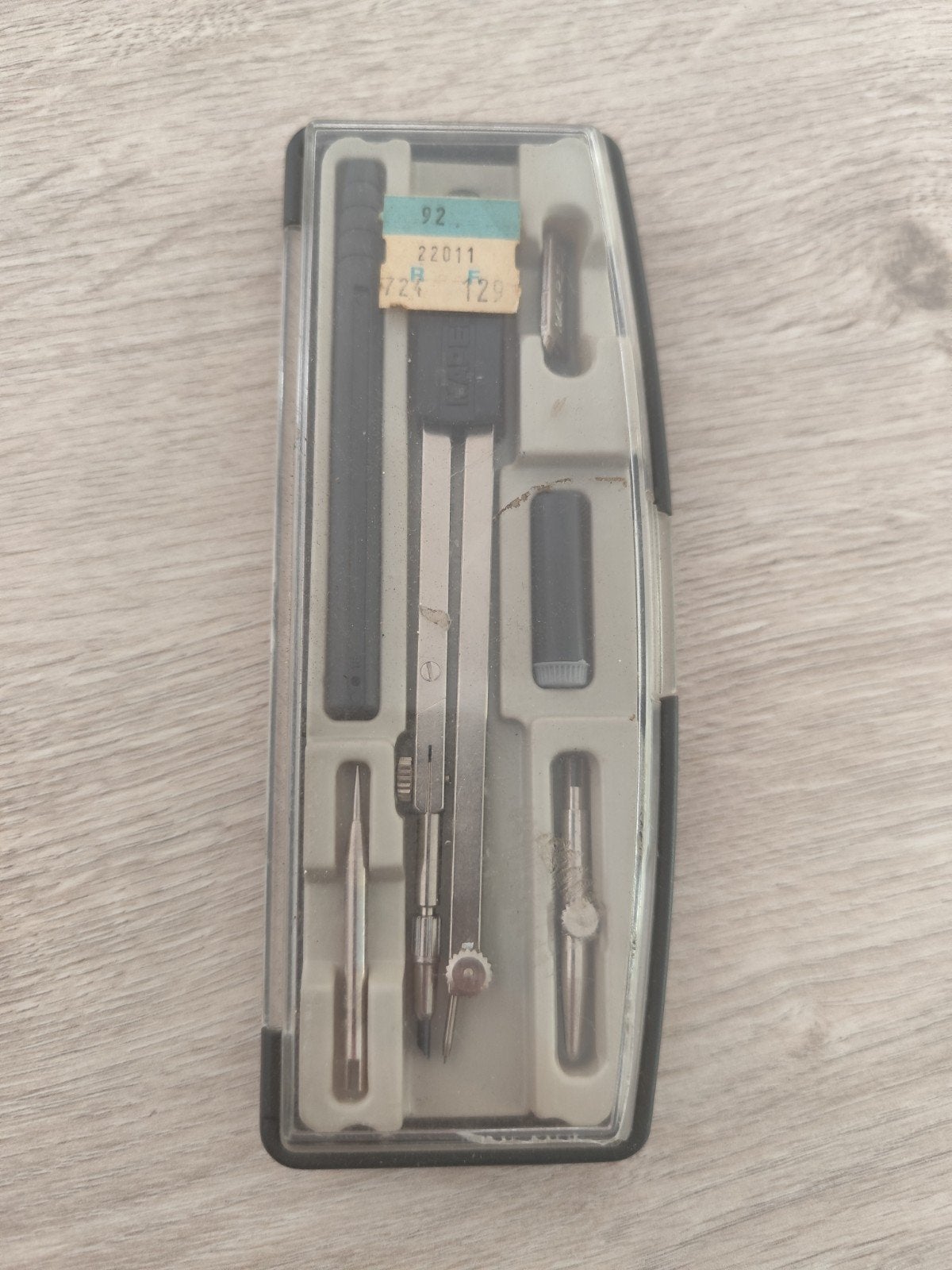 Boîte de Compas Technique Vintage – Coffret Dessin Industrie, Enlèvement ou Envoi