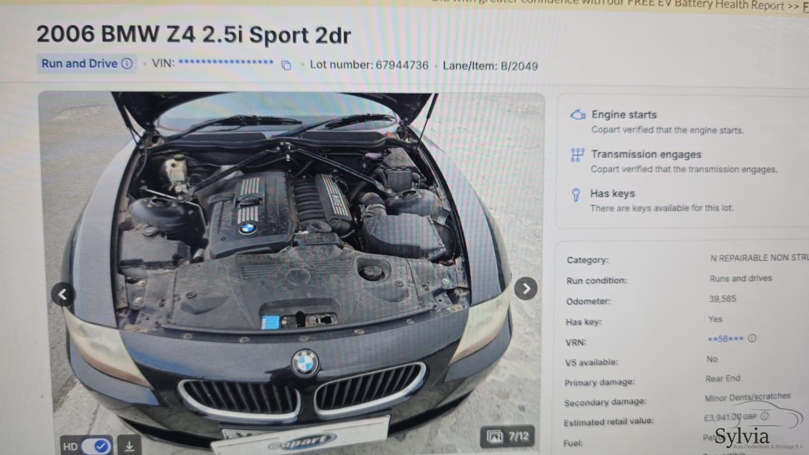 Motorblok Motor N52B25A 2.5i BMW Z4 / X1 / X3 / 1 / 3 serie, Gebruikt, -, -, Ophalen of Verzenden