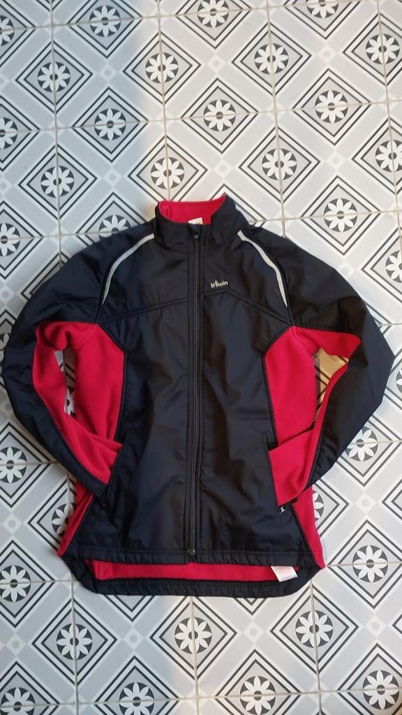 Btwin fiets jas rood/zwart maat 159/172 14jaar, Garçon ou Fille, Enlèvement ou Envoi, Decathlon, Comme neuf