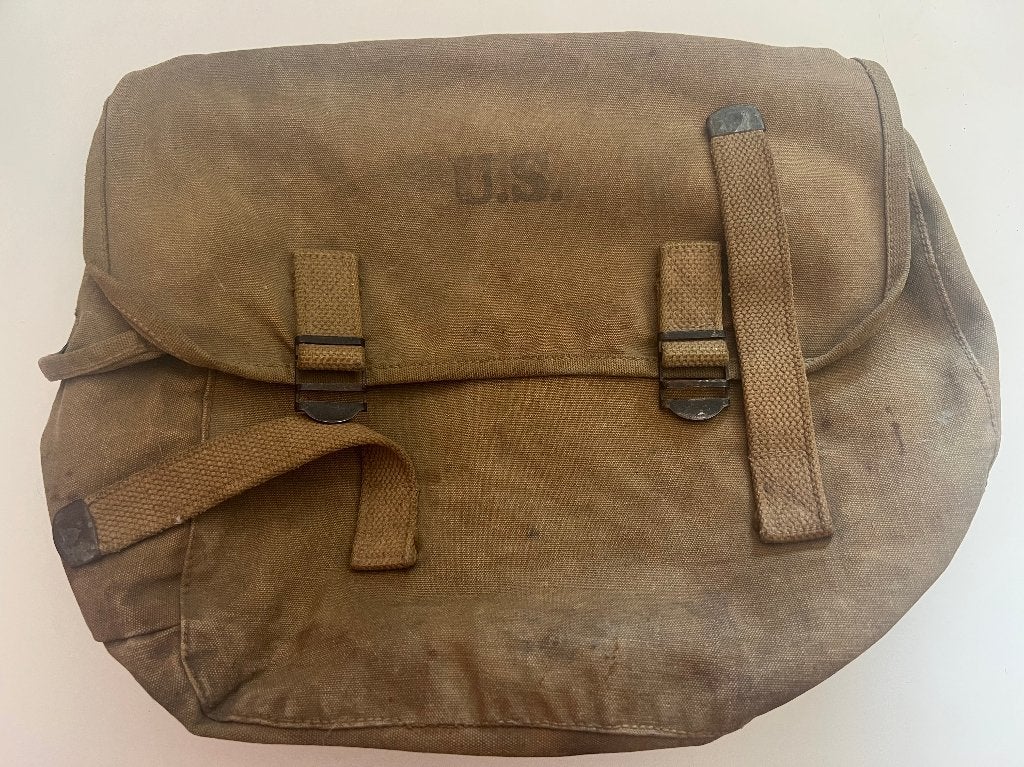 musette M36 US ww2 originale "personnalisée", Collections, Objets militaires | Seconde Guerre mondiale, Enlèvement ou Envoi