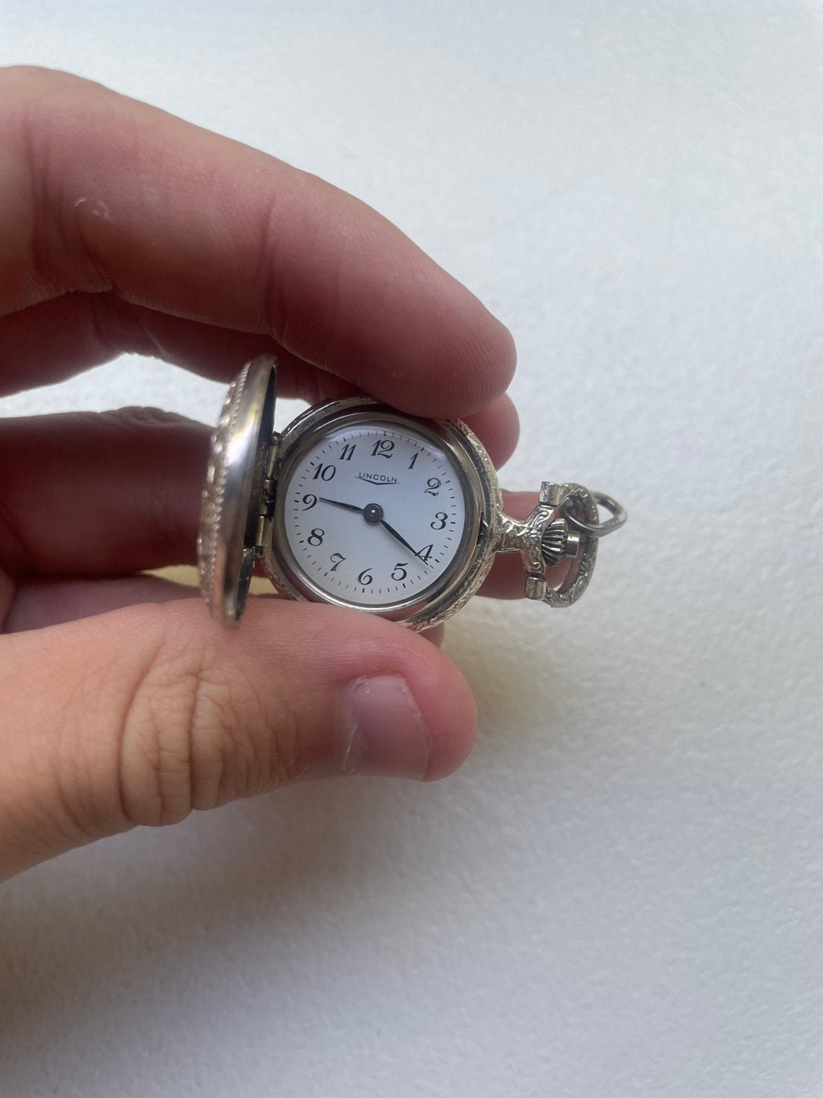 Licoln zakhorloge (dames), Overige merken, Zakhorloge, Zilver, 1960 of later