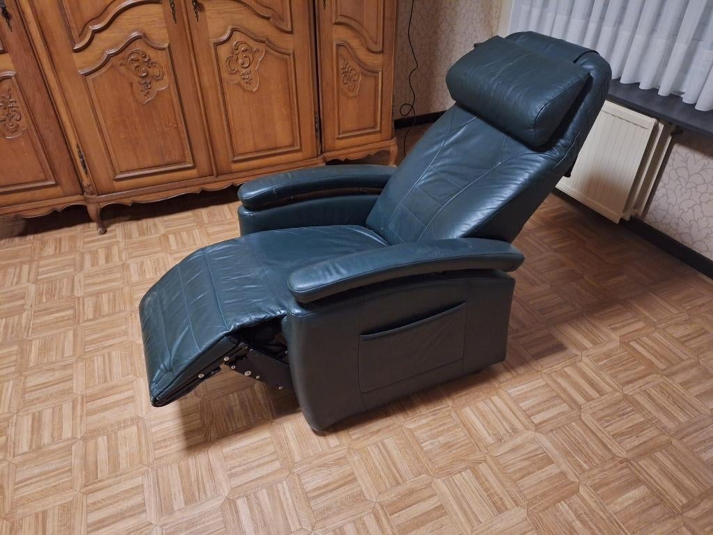 relaxzetel, Huis en Inrichting, Zetels | Zetels, Ophalen, Gebruikt, Eenpersoons, Leer