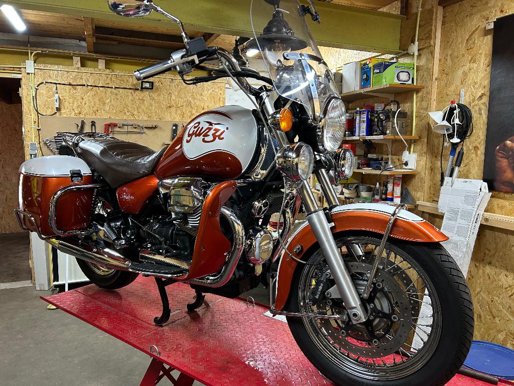 Moto Guzzi California Vintage 90 Anniversario, Motoren, Motoren | Moto Guzzi, Cardan-aandrijving, 2 cilinders, Occasion, Motorrijbewijs A