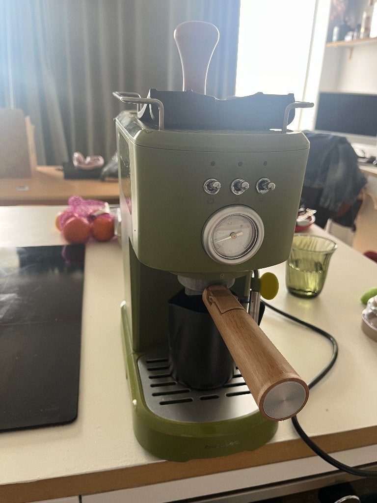 Koffiemachine, Café moulu, Réservoir d'eau amovible, Utilisé, Enlèvement