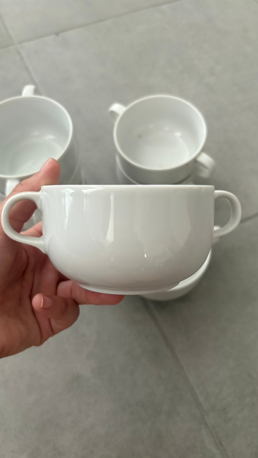 7 Witte soepkommen – Royal Mosa, Antiek en Kunst, Ophalen