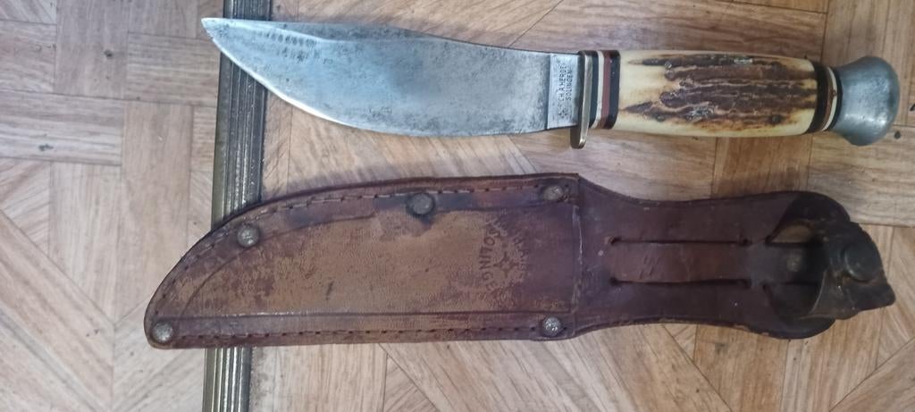 Couteau chasse  solinger long 20 cm total lame 11cm, Enlèvement ou Envoi, Utilisé
