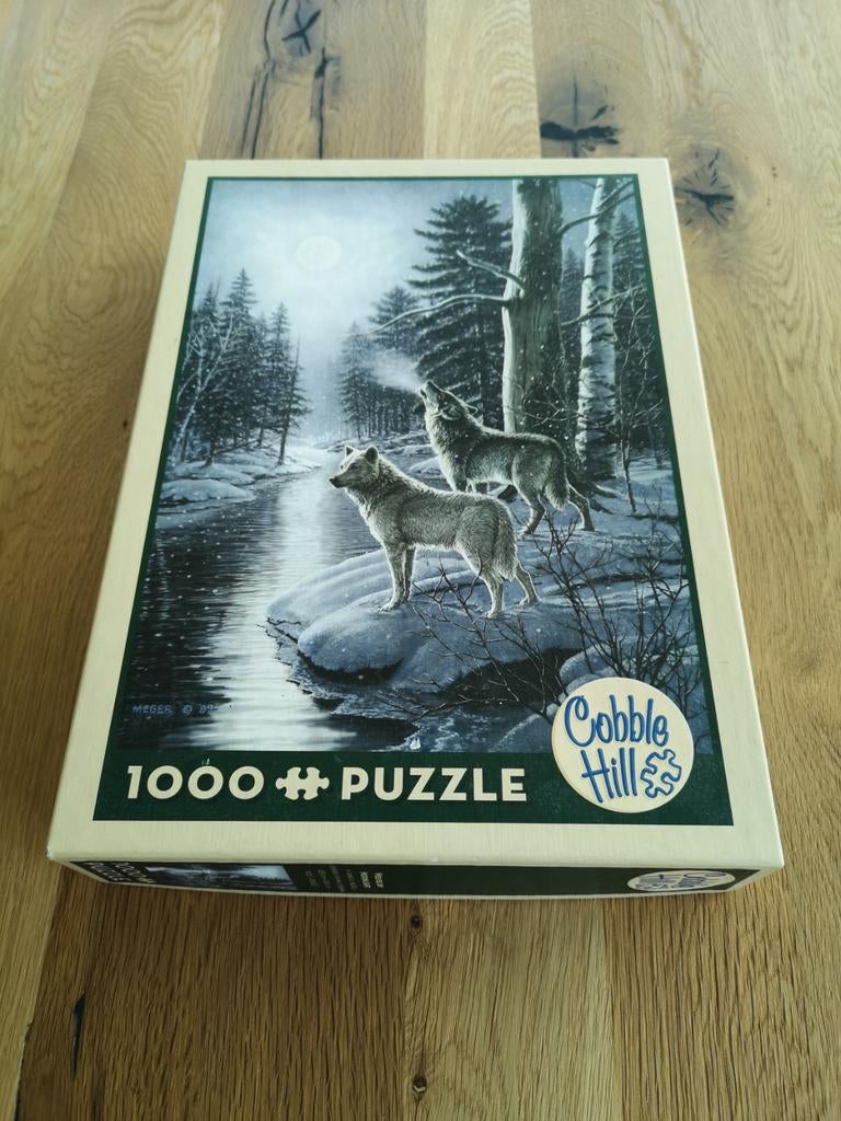 Puzzel Wolves by moonlight, Hobby en Vrije tijd, Ophalen
