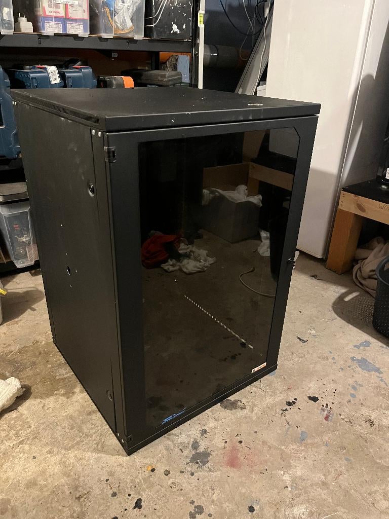 Baie rack 19” 18U 600x600 armoire serveur, Informatique & Logiciels, ?, ?, Enlèvement, Utilisé