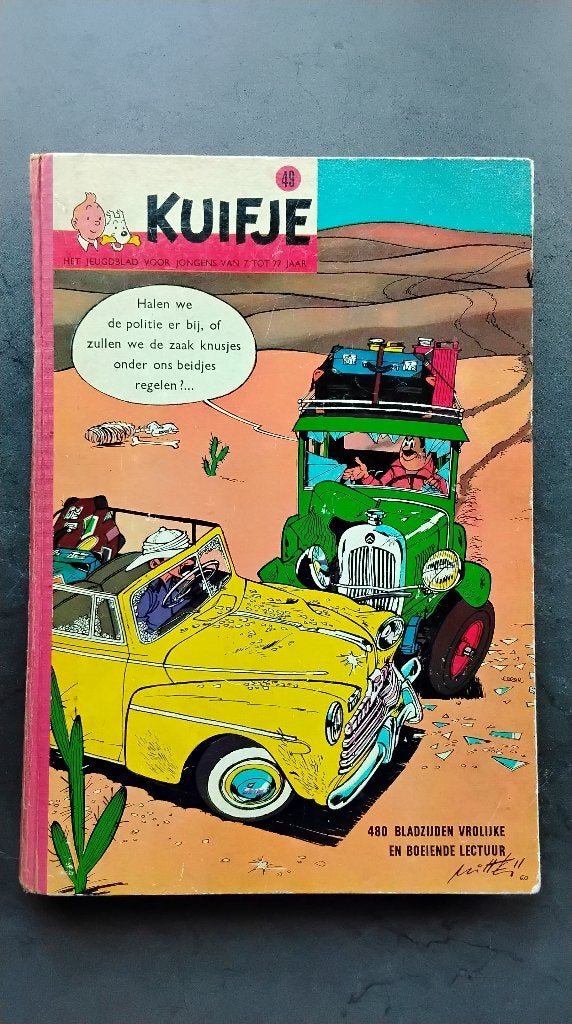 Verzamelalbum Kuifje nr 49 HC uit 1961, Eén stripboek, Ophalen of Verzenden, Zo goed als nieuw, Diverse Auteurs