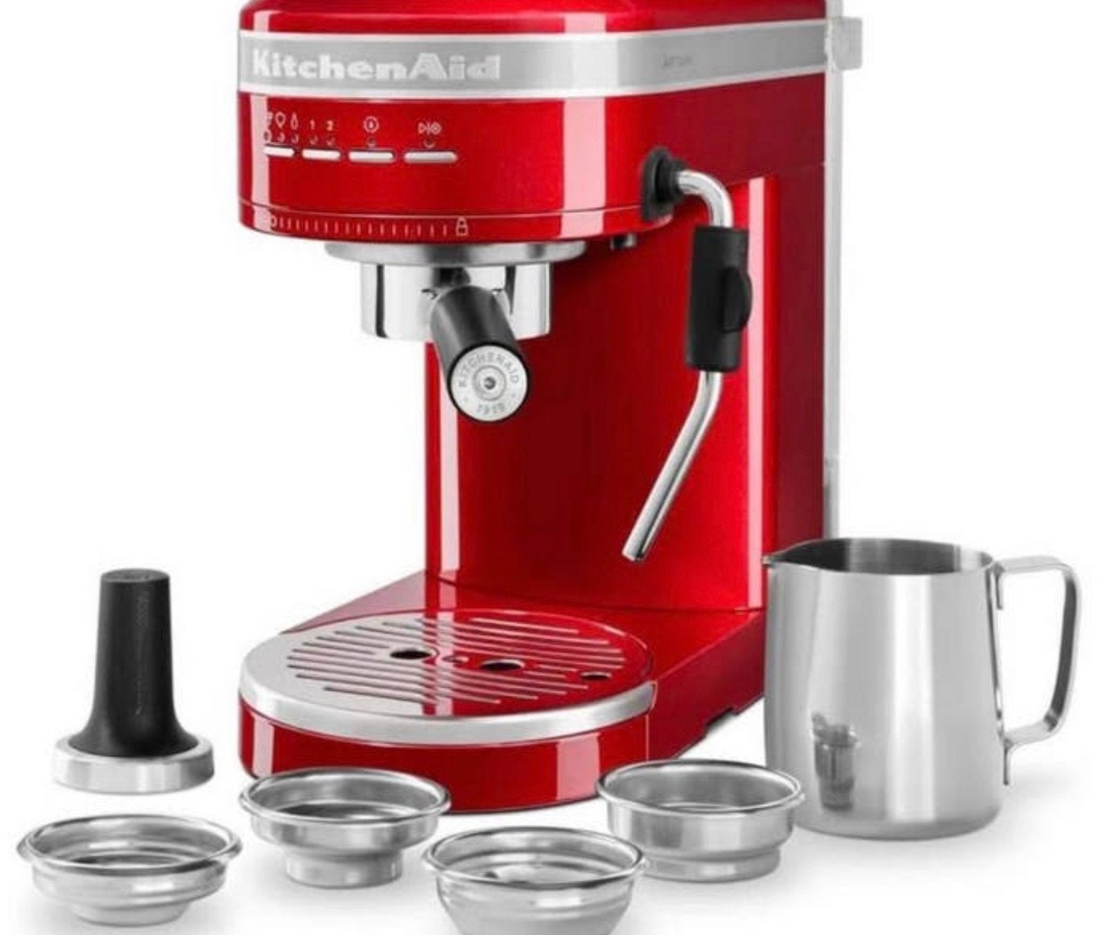 Nieuwe KitchenAid Artisan Empire Red espressomachine, Elektronische apparatuur, Ophalen, Afneembaar waterreservoir, Espresso apparaat