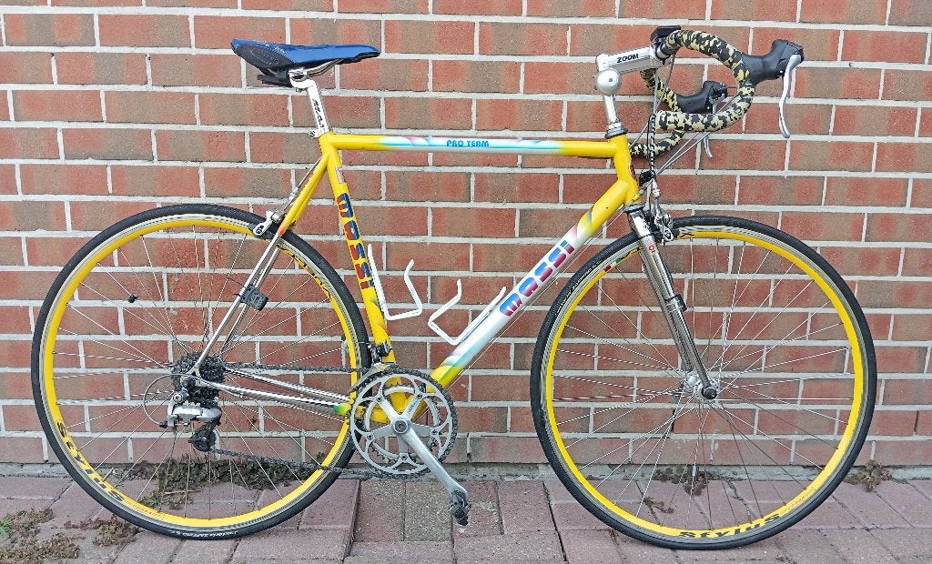 VÉLO DE ROUTE ITALIEN RÉTRO MASSI PRO TEAM, Autres marques, Frein sur jante, 57 à 61 cm, Acier