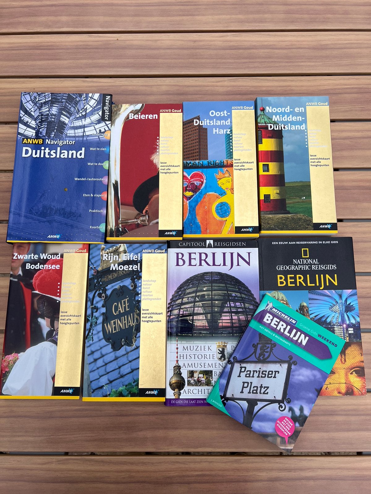 Pakket van 9 reisgidsen - Duitsland, Boeken, Ophalen, Zo goed als nieuw, Europa, Reisgids of -boek