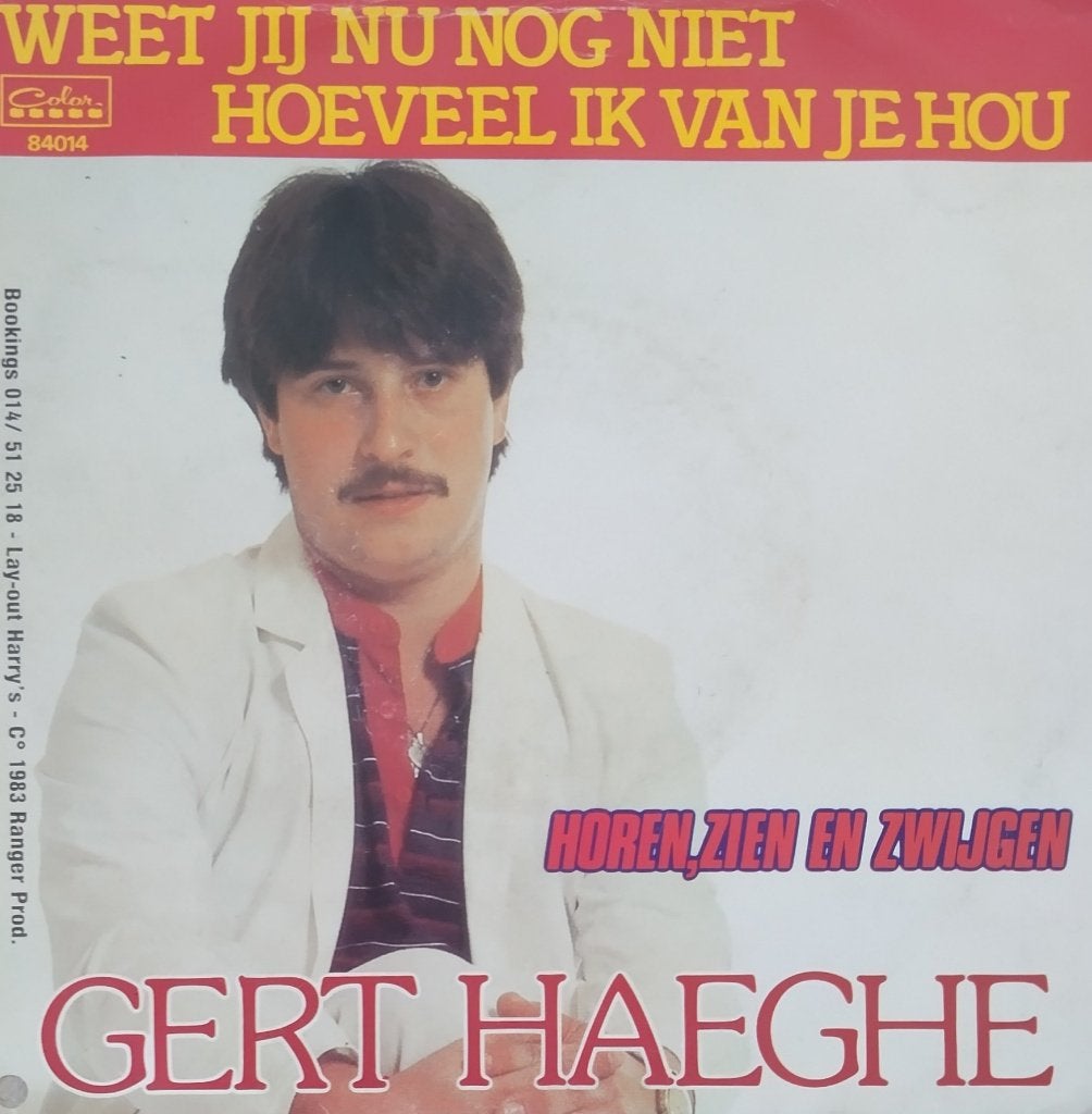 Gert Haeghe (Garry Hagger) - Weet je nu nog niet hoeveel ik, Cd's en Dvd's, Fotohoes, 7 inch, Ophalen of Verzenden, Zo goed als nieuw