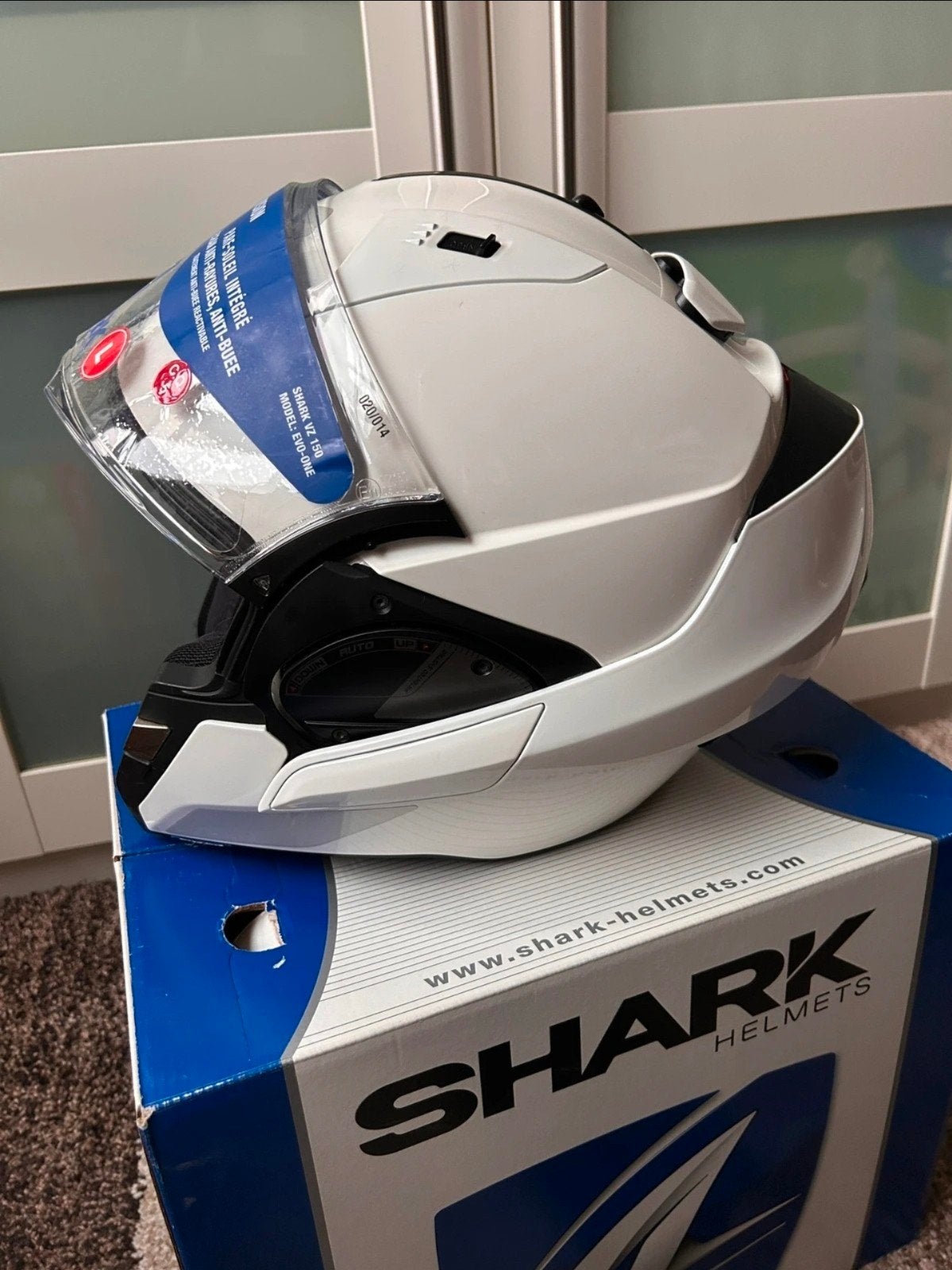 shark modulaire motorhelm, Ophalen of Verzenden, M, Shark