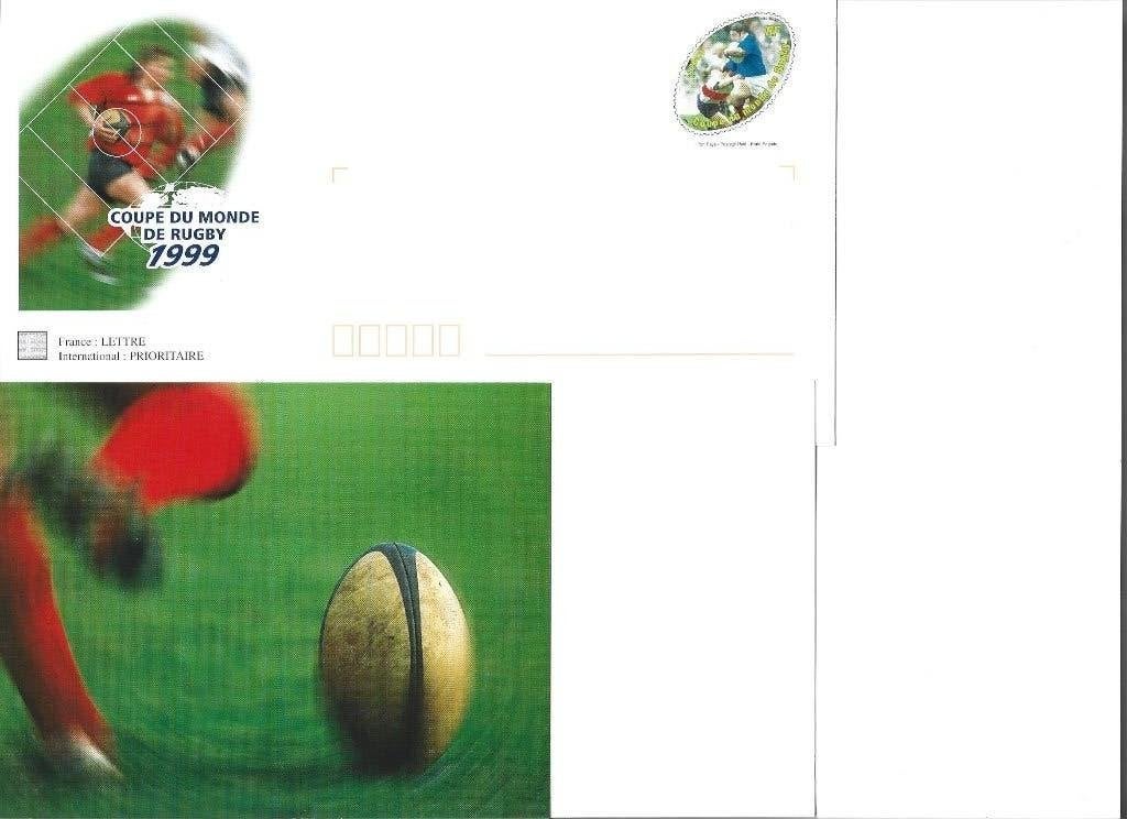 brieven Frankrijk - Rugby, Ophalen of Verzenden
