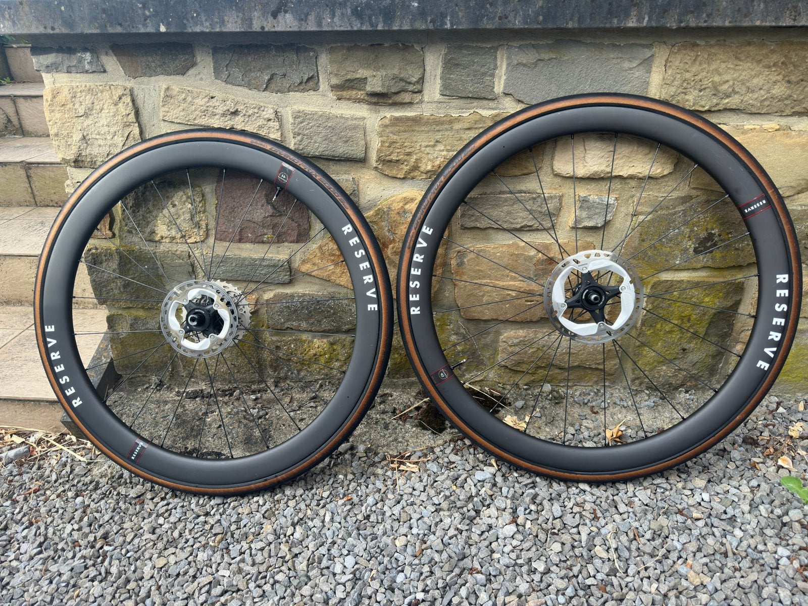 Reserve 40/44 Carbon Disc — Hoogwaardig, Fietsen en Brommers, Fietsonderdelen, Ophalen, Remmen, Réserve, Zo goed als nieuw