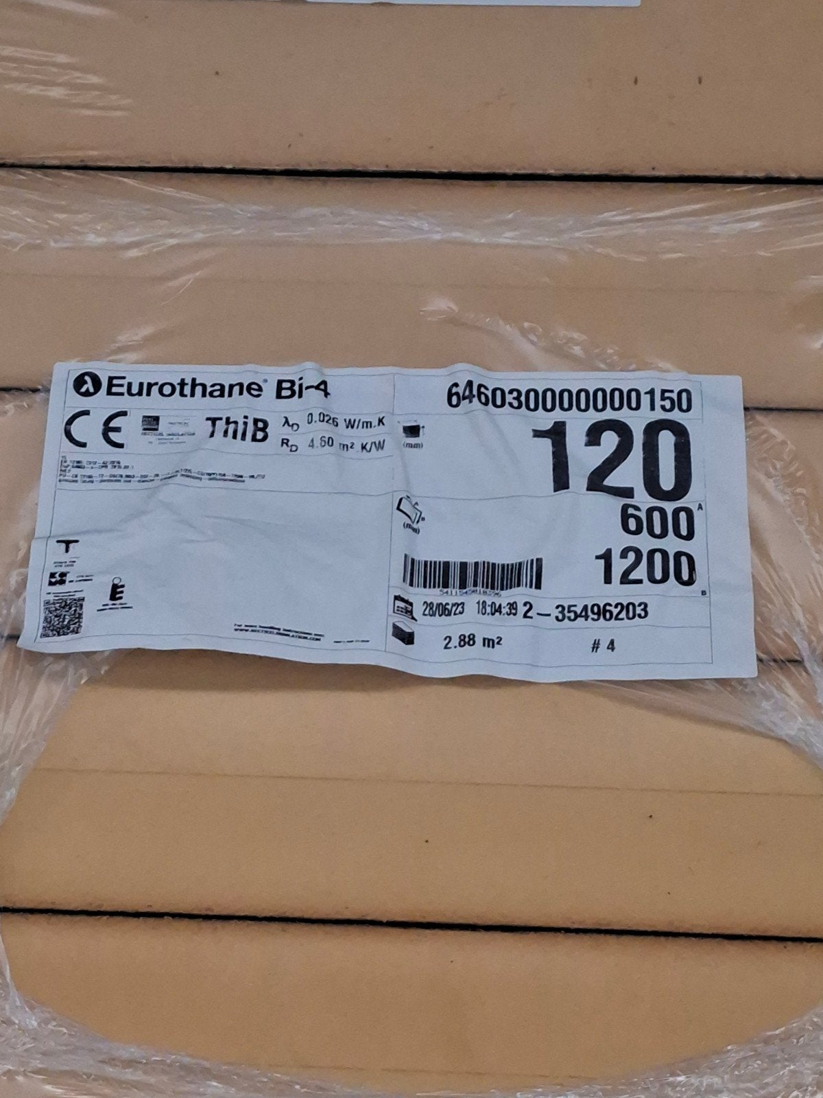 plat dak isolatie recticel bi4 pir, 12 cm of meer, Nieuw, Hardschuim (Pir), 15 m² of meer