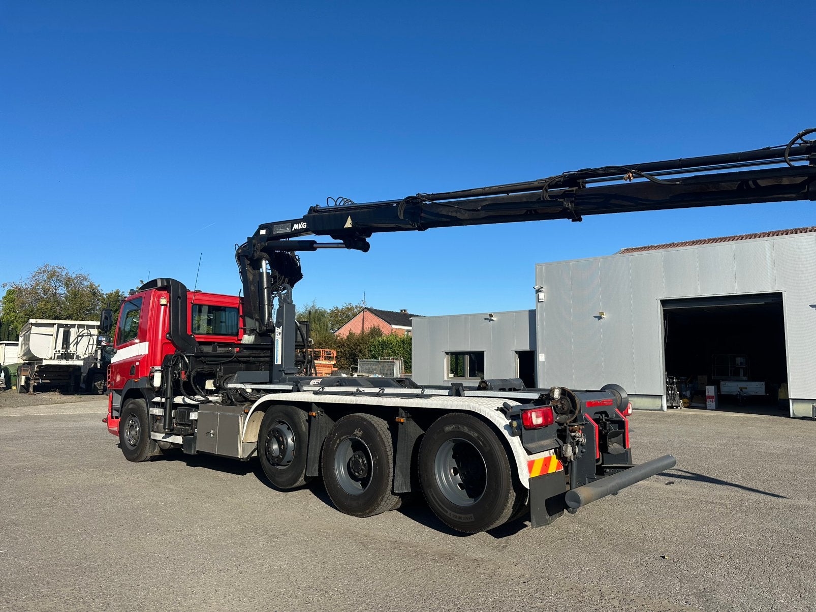 Camion Daf CF 85.460 systeme container + grue, Achat, Entreprise, Boîte manuelle, Diesel