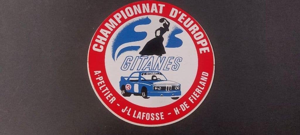 Sticker autocollant Rally BMW Gitanes vintage, Envoi, Utilisé