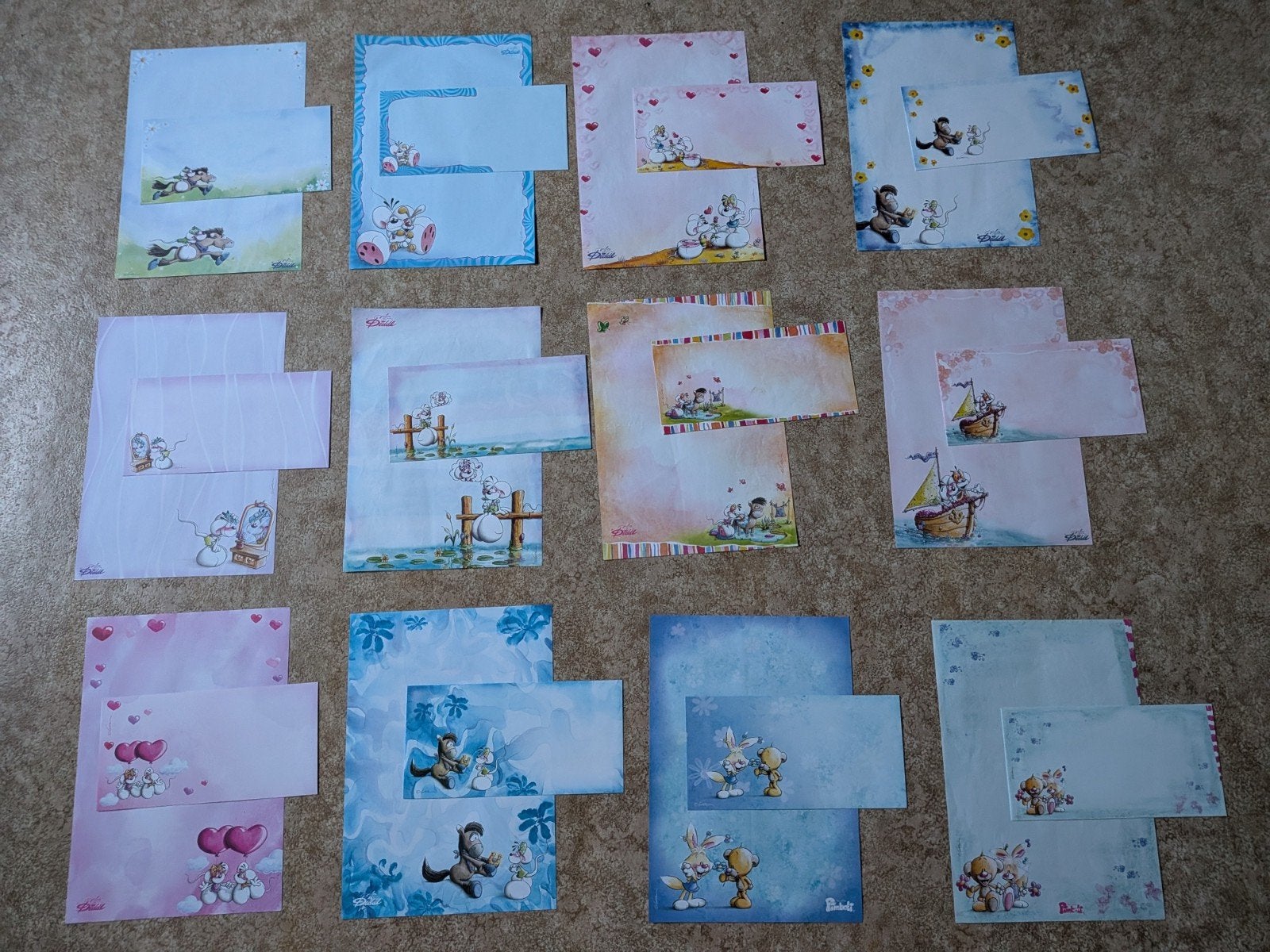 Diddl A4 briefpapier met enveloppes (samen voor €15), Verzamelen, Ophalen of Verzenden, Diddl