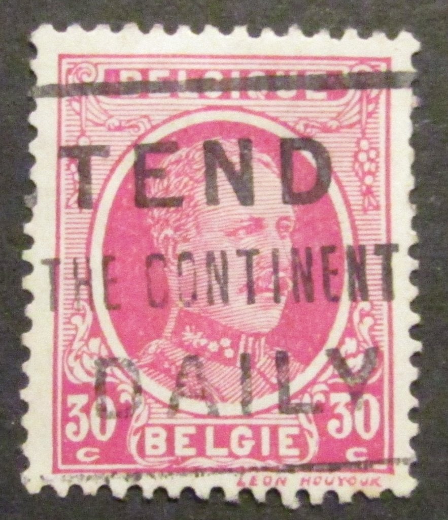 30 centiemen OBC 200b afgestempeld, Met stempel, Koninklijk huis, Frankeerzegel, Ophalen of Verzenden