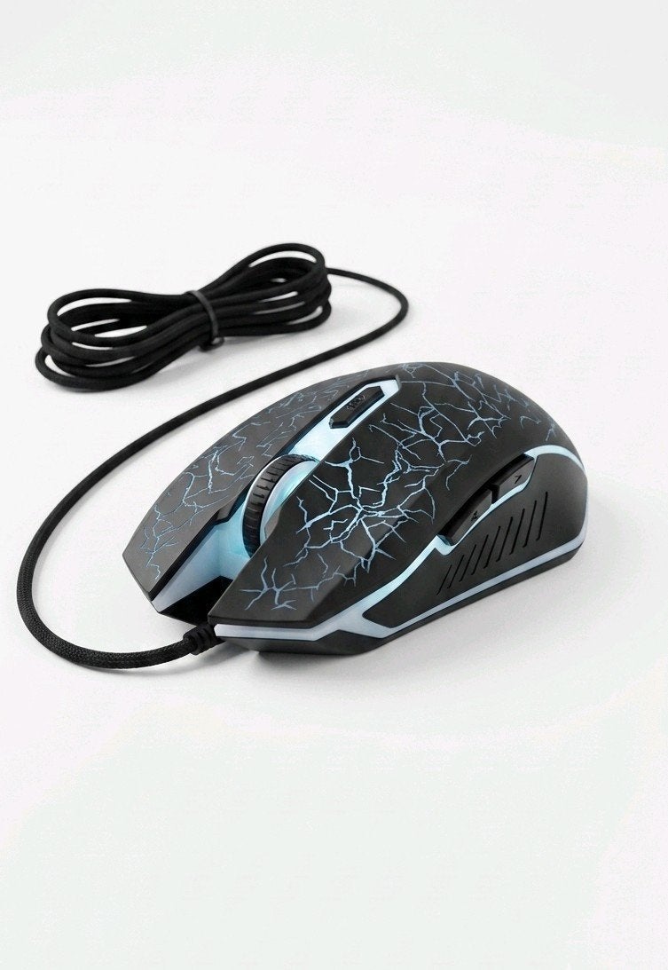 RGB-gamingmuis met kabel, Computers en Software, Muizen, Ophalen of Verzenden, Bedraad, Muis, Ergonomisch