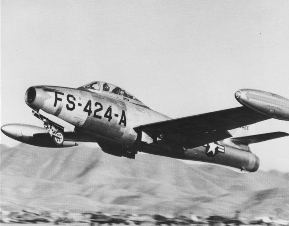 Liquidomètre USAF F-84 Thunderjet, Collections, Enlèvement ou Envoi, Armée de l'air, Autres types