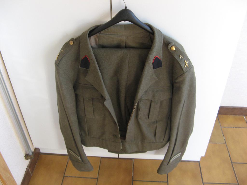 abl battele  dress landmacht zeer grote maat 1969, Ophalen of Verzenden, Landmacht, Kleding of Schoenen