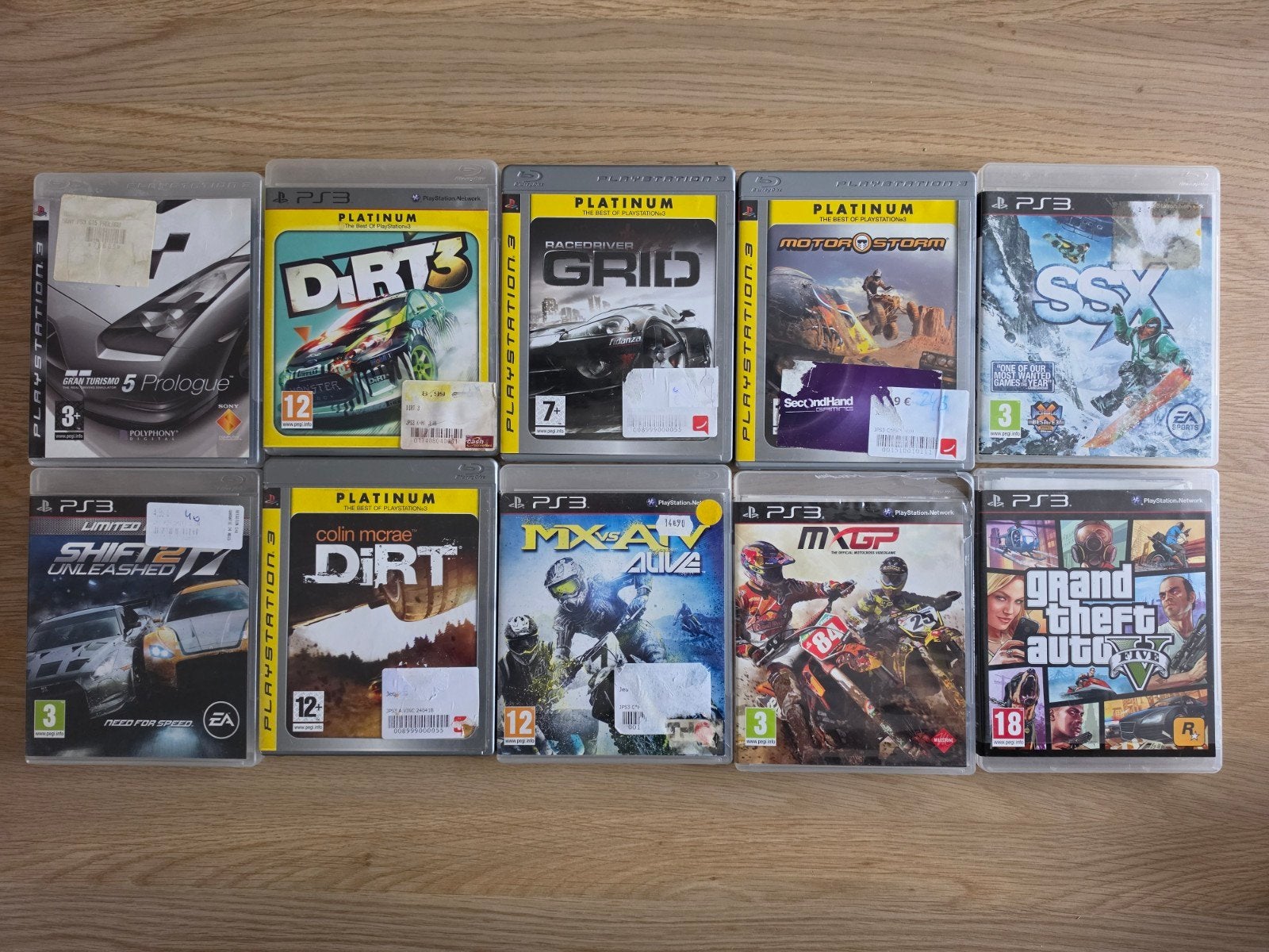 lot de 10 jeux ps3 typé courses playstation 3, Consoles de jeu & Jeux vidéo, Enlèvement ou Envoi