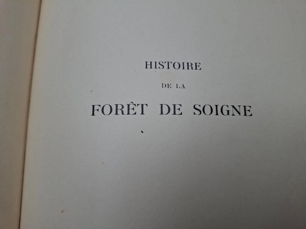 Sander Pierron - Histoire de la Forêt de Soigne - 1905, Boeken, Geschiedenis | Stad en Regio, Ophalen of Verzenden