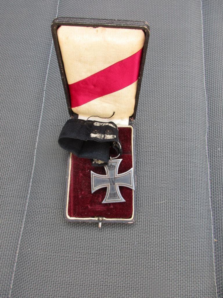 duits ijzeren kruis 2de klasse in doos, Verzamelen, Ophalen of Verzenden