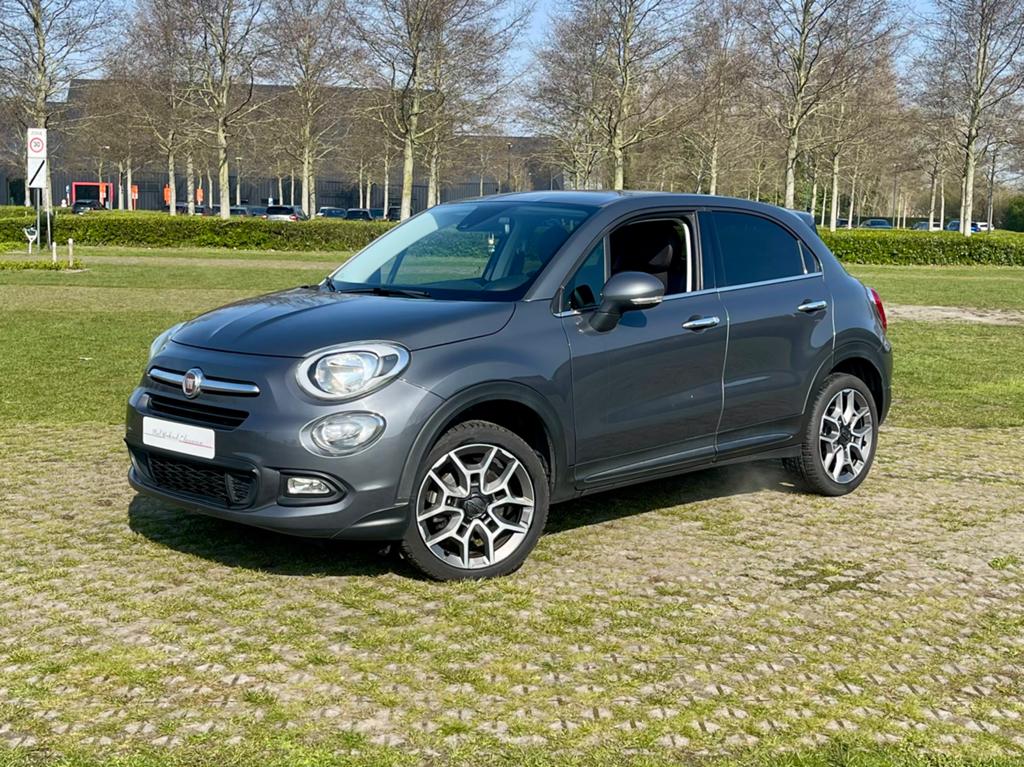Fiat 500 X 1,4 turbo benz avec garantie d'un an, 100 kW, Argent ou Gris, Achat, Entreprise