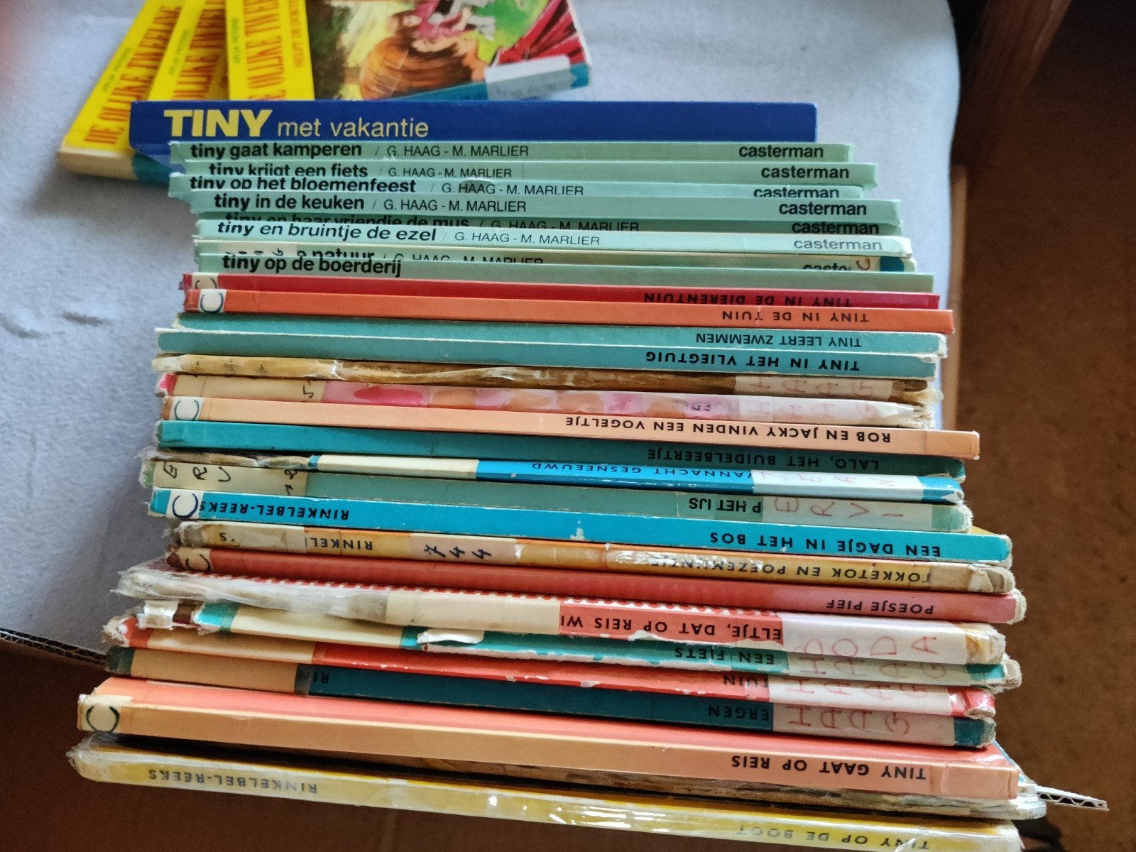 vintage Tiny & Rinkelbel kinderboeken + De Olijke Tweeling, Boeken, Ophalen