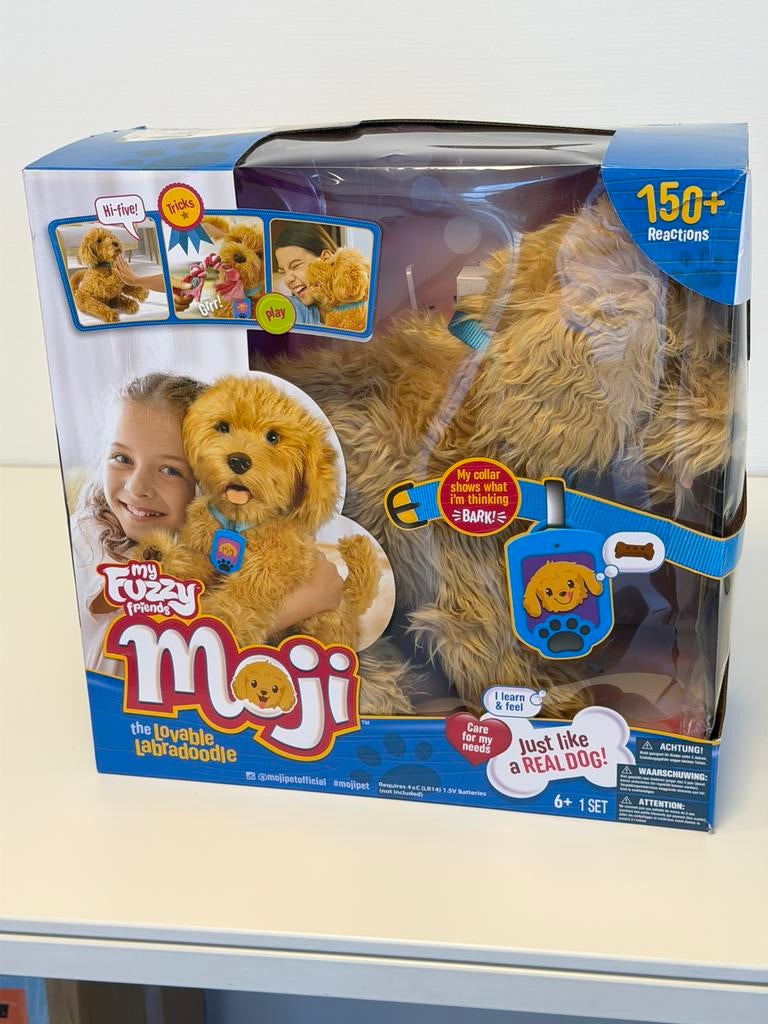My Fuzzy Friends Moji Interactieve Labradoodle Hond - NIEUW, Nieuw, Beige, Hond, Ophalen of Verzenden