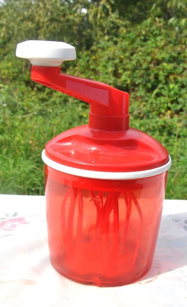 batteur manuel tupperware, Huis en Inrichting, Ophalen of Verzenden, Gebruikt, Crème, Overige typen