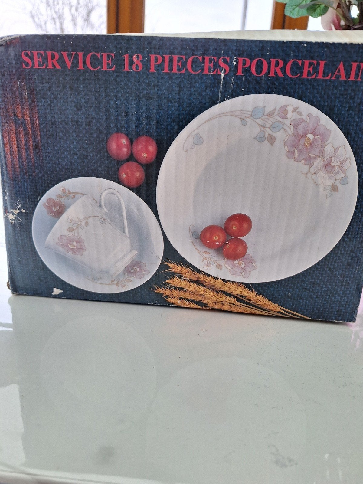 18-DELIG SERVIESJE VAN PORSELEIN, Huis en Inrichting, Keuken | Servies, Ophalen of Verzenden, Nieuw, Porselein