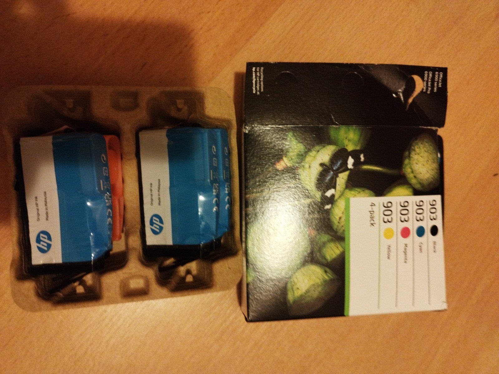 Lot de 4 cartouches d'encre authentiques HP 903, cyan/magent, Enlèvement, Cartridge, HP