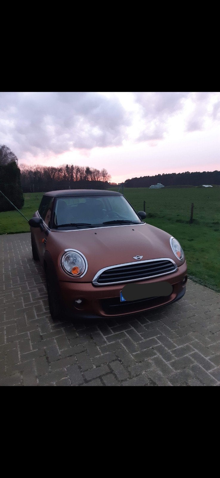 Mini one D - ongevalswagen, Auto's, Mini, Leder en Stof, 99 g/km, Blauw, Airbags
