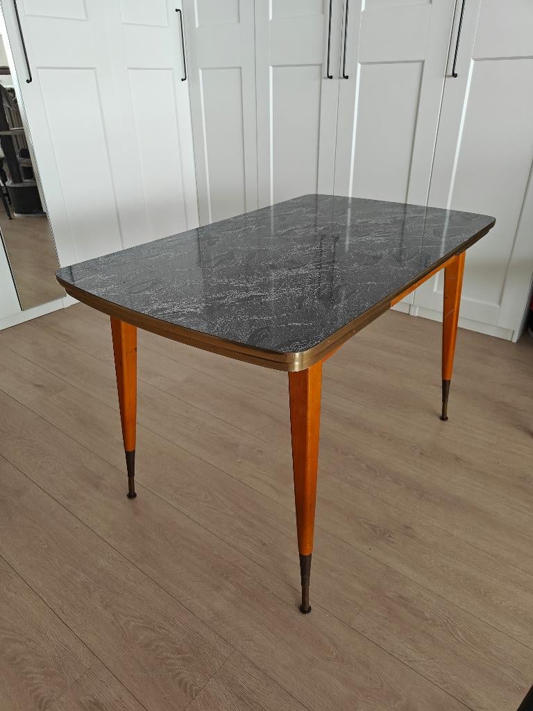 Vintage table, Quatre personnes, Vintage, 50 à 100 cm, Enlèvement