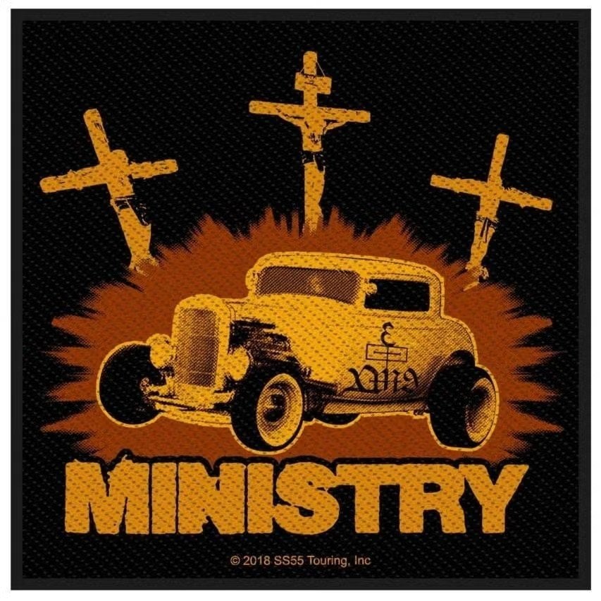Ministry - Jesus Built My Hotrod Patch officiële merchandise, Ophalen of Verzenden, Nieuw