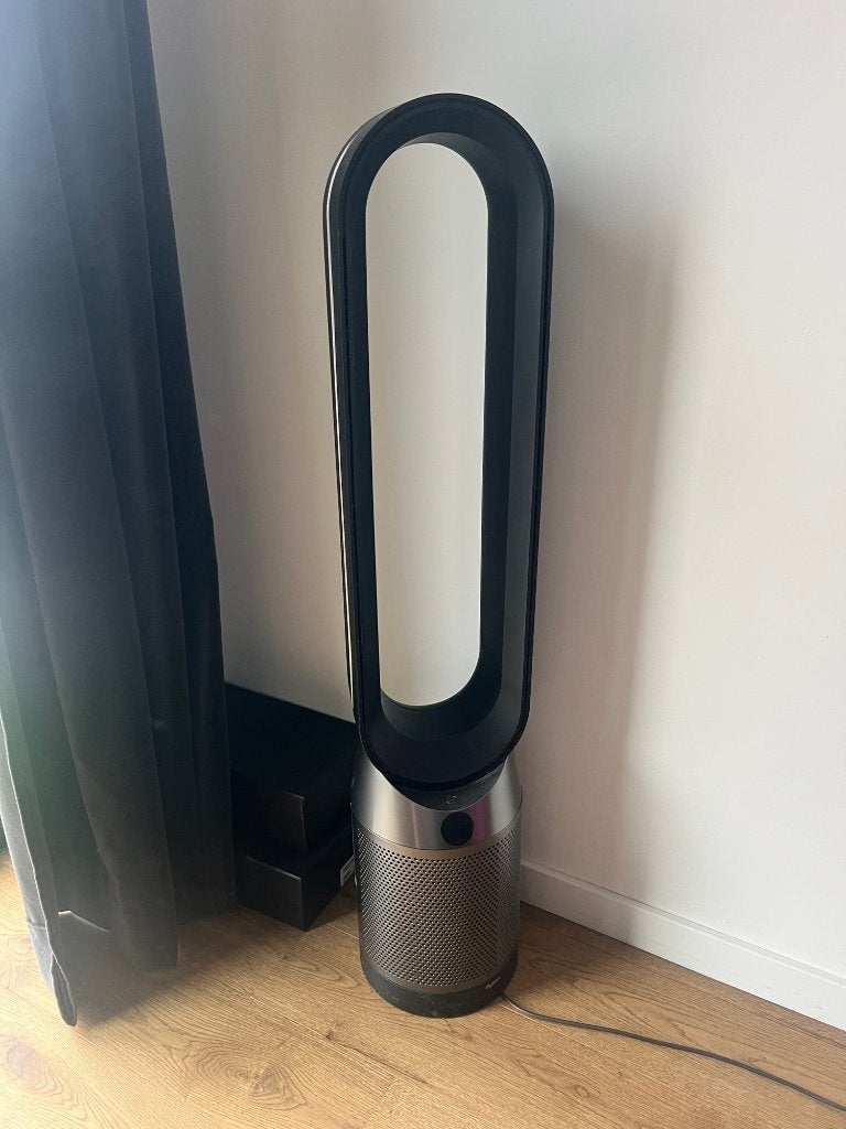 Dyson Pure Cool TP04 luchtreiniger + ventilator zwart, Ophalen, Ventilator met afstandsbediening, Gebruikt, Torenventilator